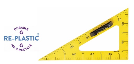 [S66954] Equerre magnétique en plastique 50 cm pour tableau 
