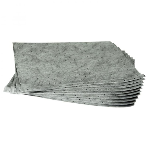 [S66194] Tapis absorbant pour bacs de rétention (lot de 10 feuilles)