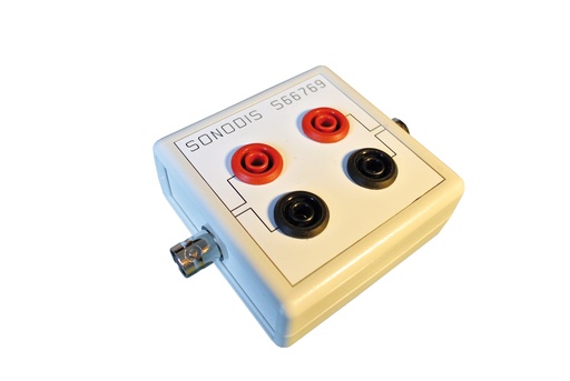 [S66769] Boîtier adaptateur BNC - banane