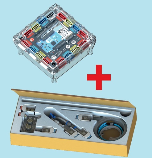 [652109-S03099] Pack Plug'Uino® Uno - Microcontrôleur et capteurs 2nde 1ere Tale