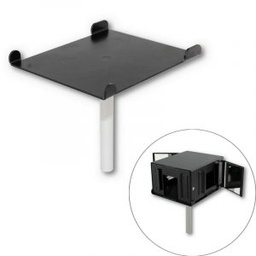 [S57979] Support en acier sur tige dia. 10 mm pour source lumineuse à miroirs