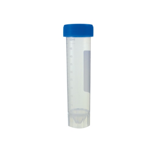 [S69187] Tubes à centrifuger stériles en polypropylène avec jupe- 50 mL (lot de 50)