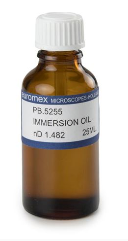 [S01246] Huile à immersion microscope EUROMEX 25 mL