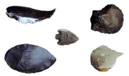 [S61499] Outils préhistoriques (lot de 5)