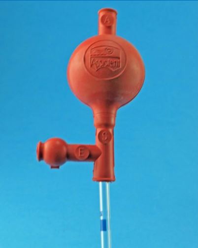 [S51247] Poire de pipetage embout court - jusqu'à 10 mL