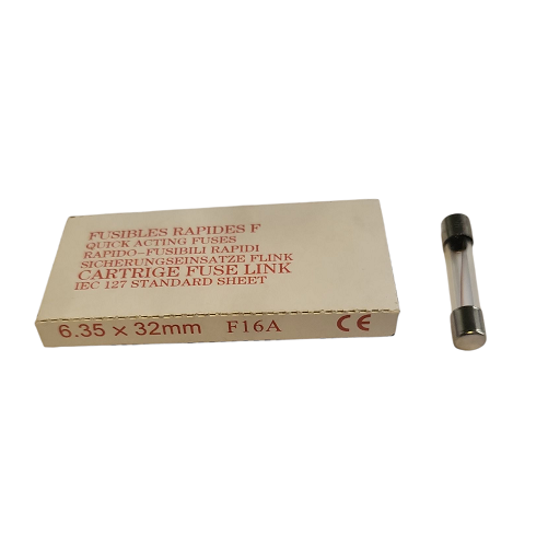 [400228] Fusibles rapides en verre 6.35x32 mm 16 A 250 V - Paquet de 10
