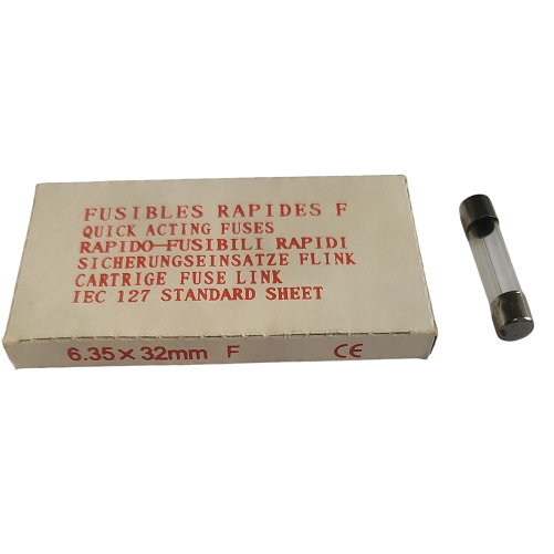[400223] Fusibles rapides en verre 6.35x32 mm 5 A 250 V - Paquet de 10