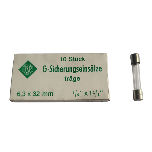 [400253] Fusibles temporisés en verre 6.35x32 mm 200 mA 250 V - Paquet de 10