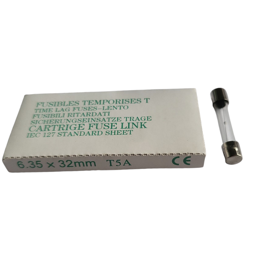 [400266] Fusibles temporisés en verre 6.35x32 mm 5 A 250 V - Paquet de 10
