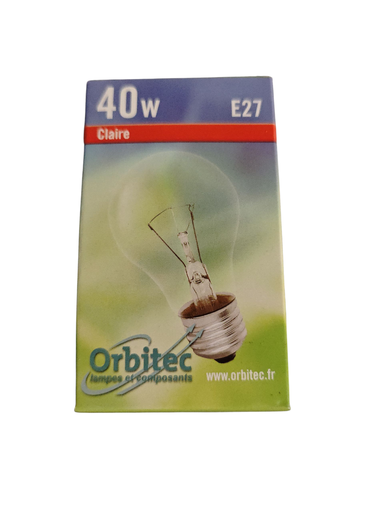 [S66881] Ampoule tungstène E27 24V 40W