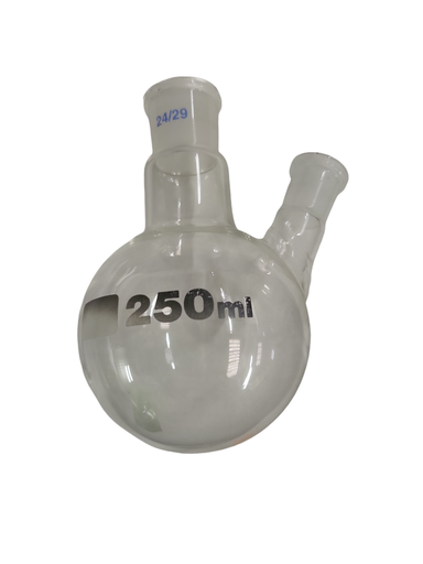 [S60056] Ballon fond plat - rodé 24/29 et 10/19 - 50 mL