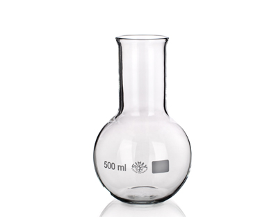 [S60887] Ballon Simax® fond plat - Col large - 500 mL