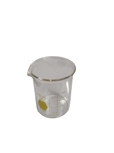 [S66907] Bécher KIMAX® - Forme Basse - Couleur jaune - 250 mL - Lot de 12