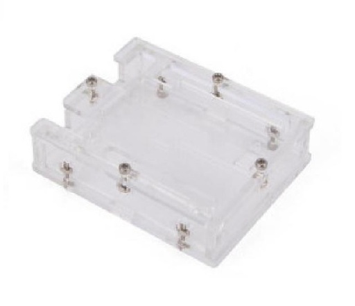 [S58999] Coffret acrylique extra plat pour carte Arduino Uno
