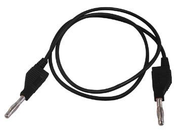 [S65474N] CORDON NON ISOLE MALE-MALE 150CM NOIR