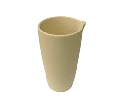 [S50336] Creuset réfractaire avec bec 75 mL 46x80 mm