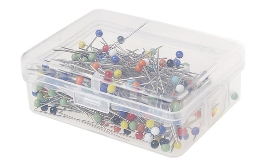 [S70524] Epingles a dissection tête multicolores lot de 250