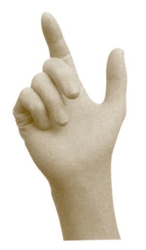 [S67992] Gant nitrile poudres taille 6-7 S