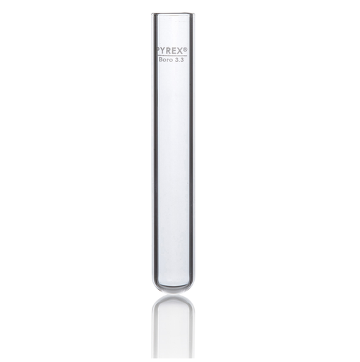 [S60018] Tubes à essais Pyrex® - paroi épaisse à usage intensif - 10x75 mm - Lot de 10