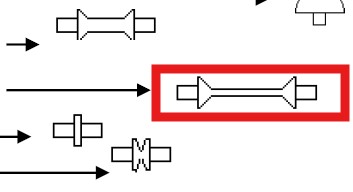 [SPIML13] Liaison longue flexible grise (lot de 25) MOLYMOD