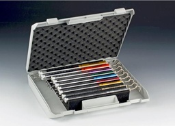 [S85029] Coffret avec 9 dynamomètres (gamme entière 0-0.1N à 100N)