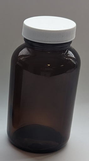 [FLAUJLO250ML] Flacon verre ambré 250 mL + bouchon dia. 41 mm