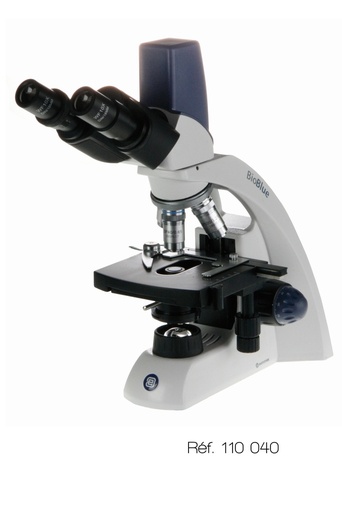[110040-S03647] Microscope binoculaire x40 à x1000 - tête vidéo 5 MP - BioBlue Euromex