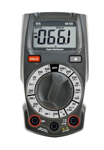 [340060-S03672] Multimètre compact à calibres manuels Eco