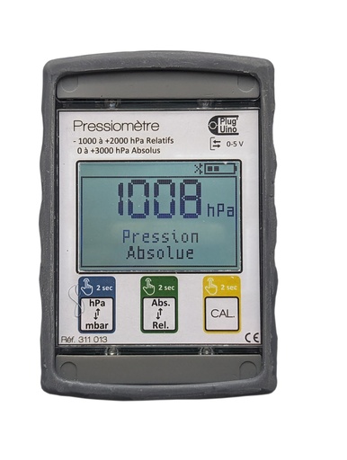 [#311013-S03674] Pressiomètre Plug’Uino® -1000 à +2000 hPa