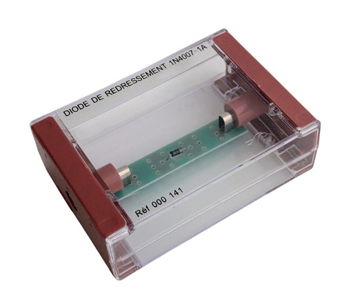 [000141] Diode de redressement 1N4007/1A sur support 
