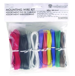 [000410] Fils de câblage 0.2 mm R/N (lot de 10)