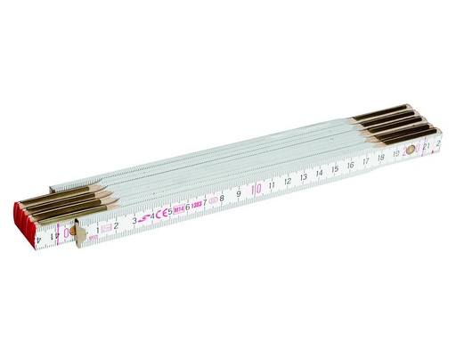 [313023] Mètre pliant en bois - 2 m 