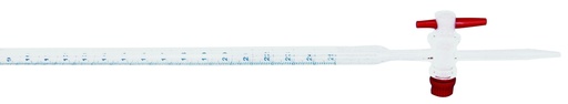 [520030] Burette de Mohr avec robinet PTFE - classe A - 10 mL