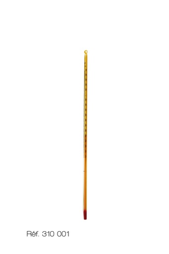 Thermomètre à dilatation - Liquide rouge