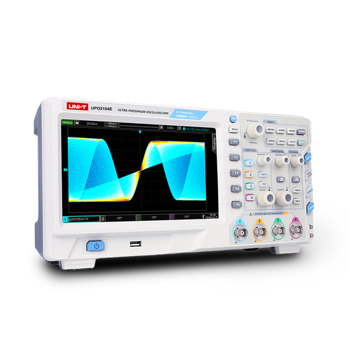 [341043] Oscilloscope numérique compact 4 voies 100 MHz - UNI-T - UPO2104E