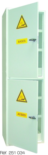 Armoire de sûreté à portes pleines Cyltec - 1950 mm x 500 mm