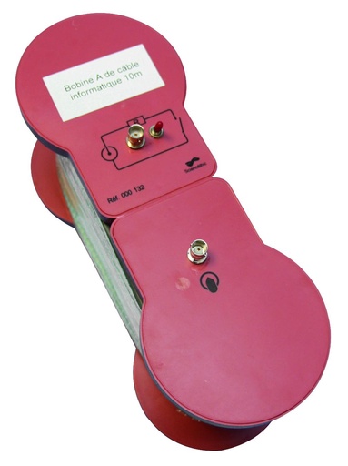 [000132] Vitesse signal électrique : Bobine de câble informatique BNC 10 m 