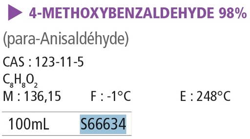 [910221-S66634] 4-Méthoxybenzaldéhyde 98%