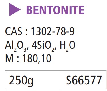 [910155-S66577] Bentonite - 250 g