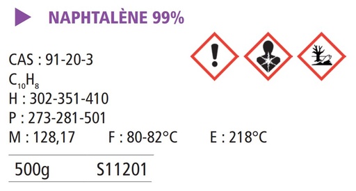 [941010-S11201] Naphtalène pur - 500 g