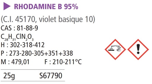[S67790] Rhodamine b 99% - 25 g