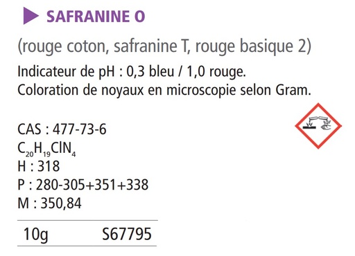 [S67795] Safranine O - 100 g