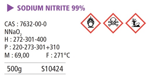 [951126-S10424] Sodium nitrite pur - 500 g