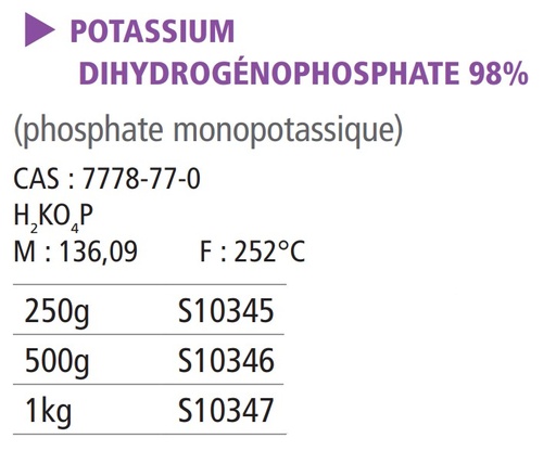 Potassium dihydrogénophosphate