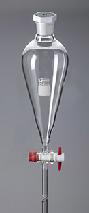 Ampoule à décanter conique - Robinet PTFE