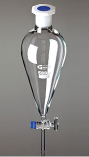 Ampoule à décanter conique - Robinet en verre - Glassco®