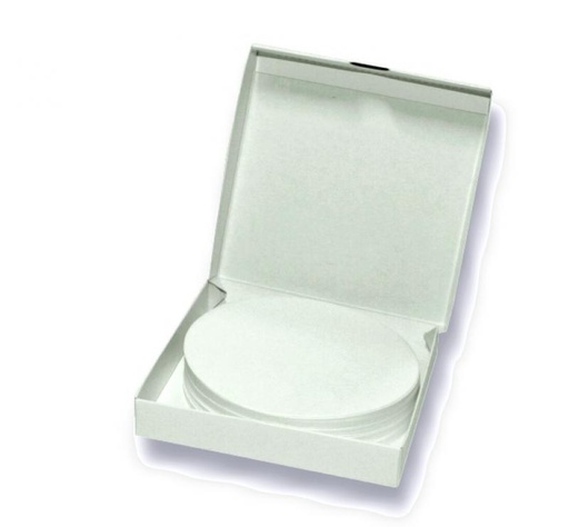 Papier filtre rond plat - Boîte de 100