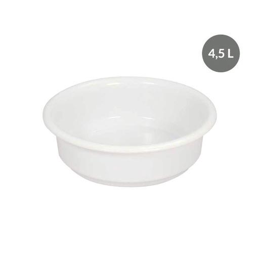 Cuvette ronde en plastique