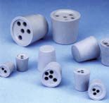 [S51676] Bouchons perforés 2 trous 4,5 mm - 14 x 18 x 20 mm (lot de 20)