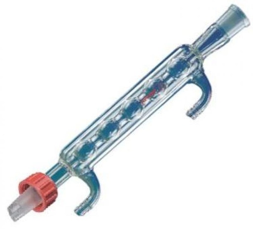 Réfrigérant à 5 boules VB 3.3 - 2 rodages à vis - 2 olives en verre - Rodaviss®